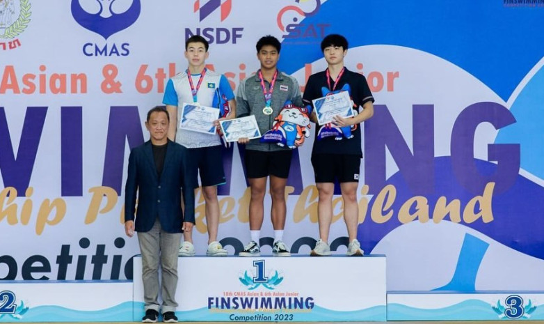 Казахстанский пловец стал серебряным призером чемпионата Азии в Тайланде