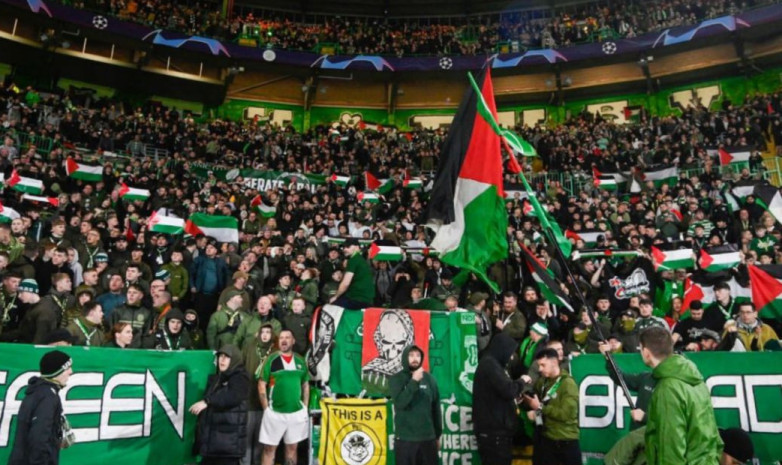 УЕФА накажет европейский клуб за демонстрацию флага Палестины во время матча Лиги чемпионов