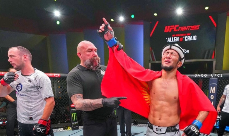 ВИДЕО. Первый кыргыз в истории UFC дебютировал с досрочной победы