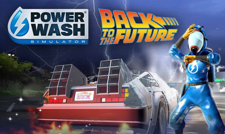 PowerWash Simulator получила платное DLC «Назад в будущее»