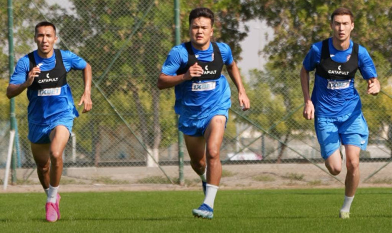 Сборная Кыргызстана провела восстановительную тренировку после матча с Узбекистаном