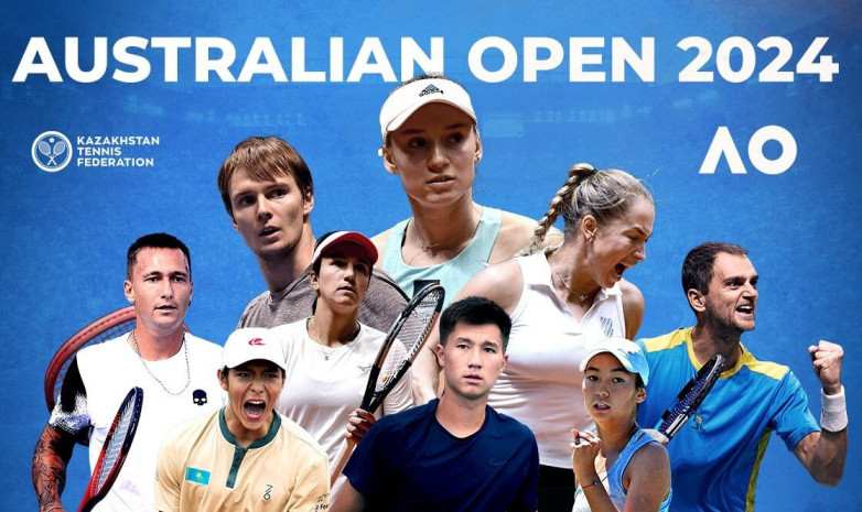 11 казахстанских теннисистов попали в заявку Australian Open-2024