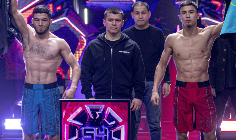 Кадры зубодробительной рубки одноклубника непобежденного казахстанского бойца UFC с узбеком