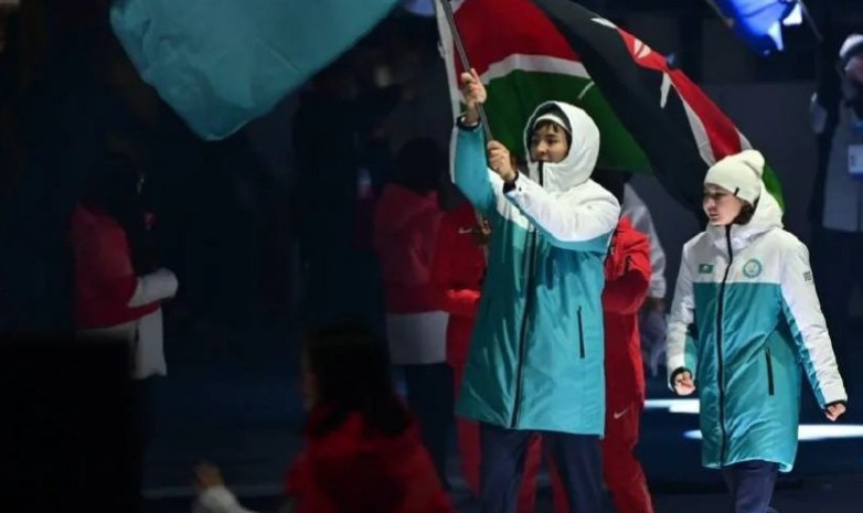 Казахстанская делегация приняла участие в церемонии открытия зимней юношеской Олимпиады в Южной Корее. ФОТО