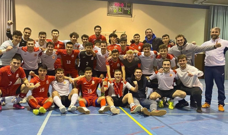 Сборная Кыргызстана победила каталонский клуб