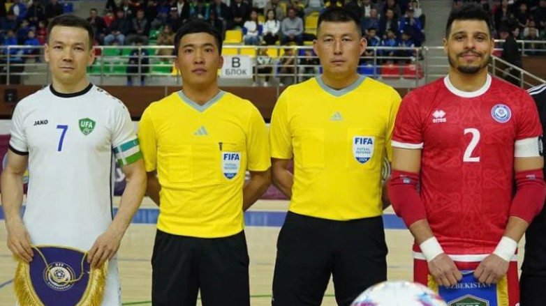 Рефери из Кыргызстана обслужили матч Казахстан - Узбекистан