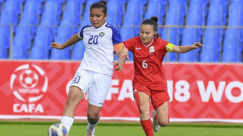 CAFA U-18: Женская сборная Кыргызстана проиграла Узбекистану со счетом 1:6