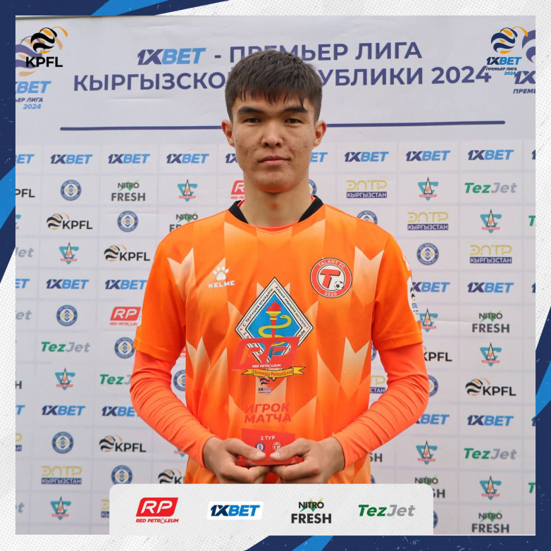 Жазыбай Абдукаимов - лучший игрок матча «Нефтчи» -  «Талант»
