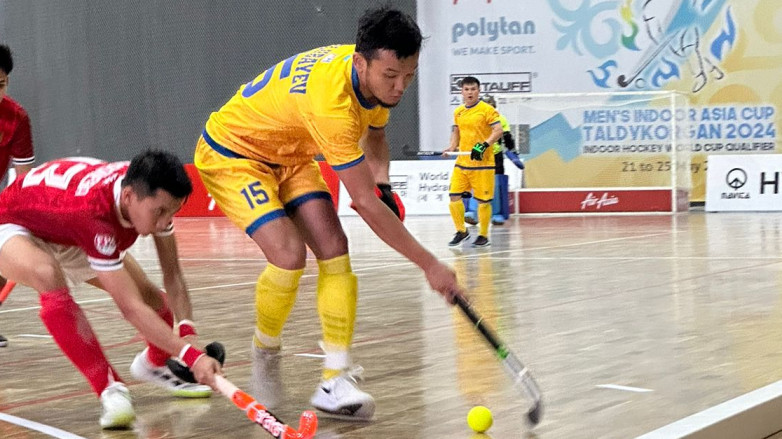 Казахстан одержал разгромную победу на Кубке Азии по индор-хоккею