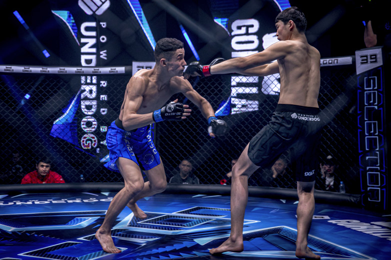 Казахстанский проспект не оставил шансов сопернику в дебюте в ММА. Видео
