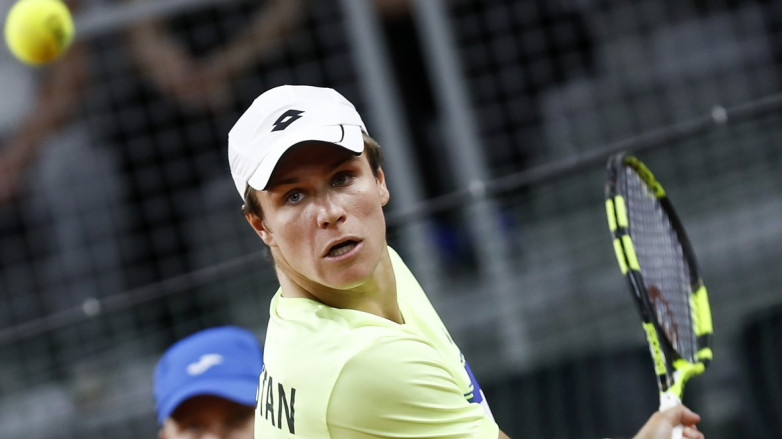 Казахстанский теннисист повесил «баранку» сопернику на турнире в Бразилии