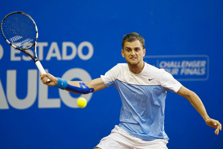 Лучший теннисист Казахстана в «парах» остановился в шаге от четвертьфинала турнира в Мадриде