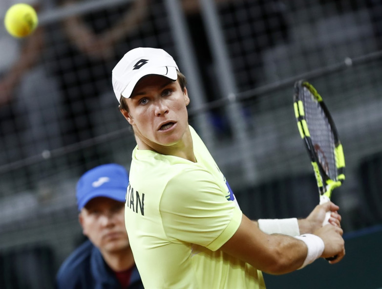 Казахстанский теннисист не смог выйти в полуфинал парного турнира в Тампере