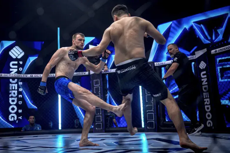 OCTAGON 1XBET SELECTION 42: қазақстандық файтер  техникалық нокаутпен жеңіске жетті