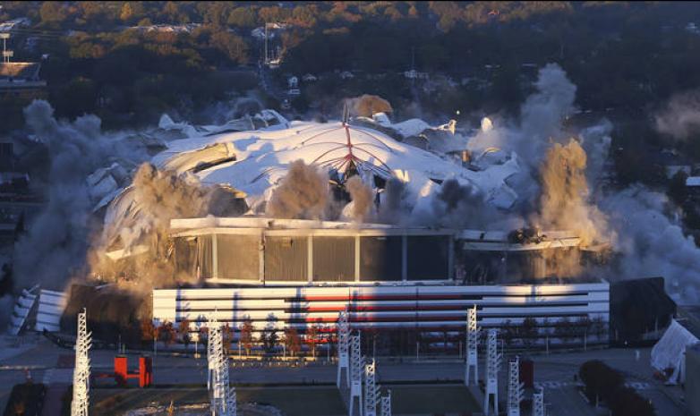 В США взорвали стадион