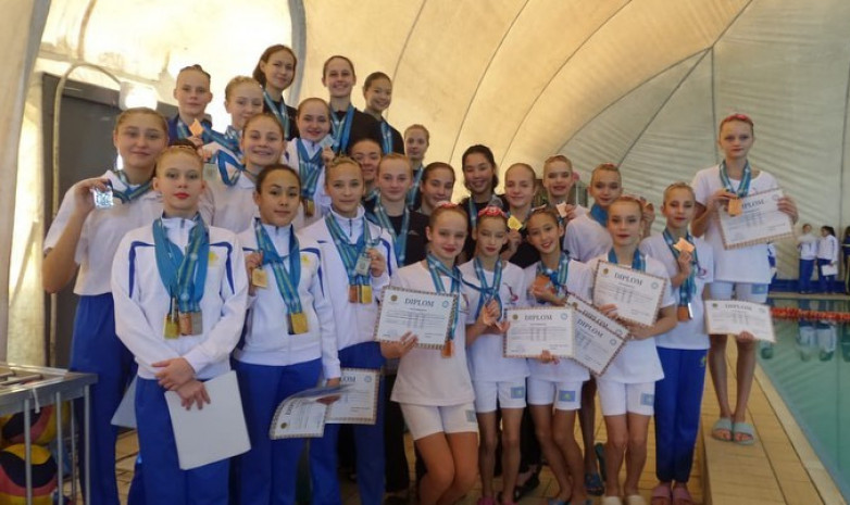 Итоги чемпионата Казахстана по артистическому плаванию в группах 