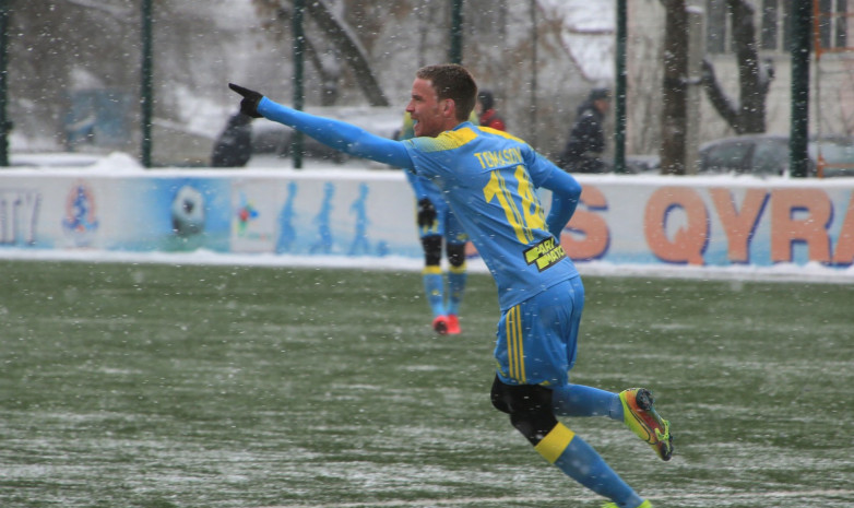 Томасов стал автором лучшего гола «Астаны» в марте