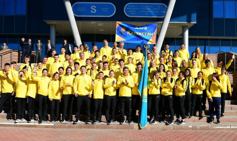 Проводы сборной Казахстана на юношеские Олимпийские Игры
