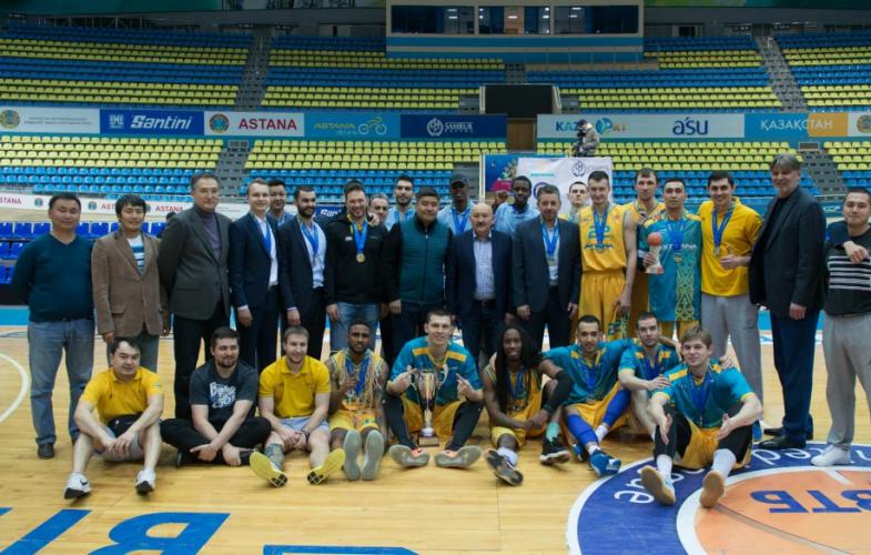 «Астана» - чемпион Казахстана по баскетболу 2016/2017