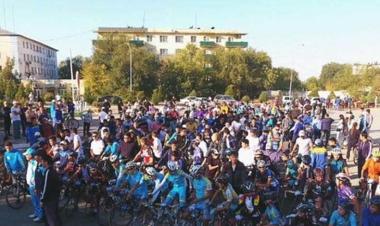 В Шымкенте прошел массовый велопробег. ФОТО