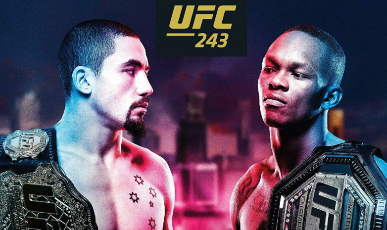 Трансляция турнира UFC 243: Уиттакер - Адесанья