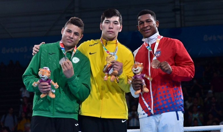 Боксер Айбек Оралбай завоевал золото на юношеских ОИ в Буэнос-Айресе