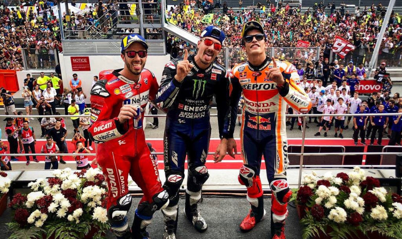 Маверик Виньялес выиграл Гран-при Малайзии MotoGP