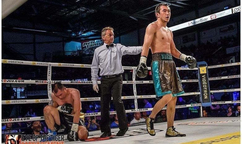 ФОТО. 24-летний Нурзат Сабиров одержал 7-ю победу на профи-ринге