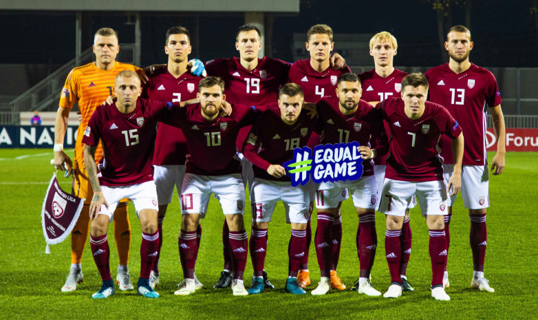Объявлен состав сборной Латвии на матч против Казахстана