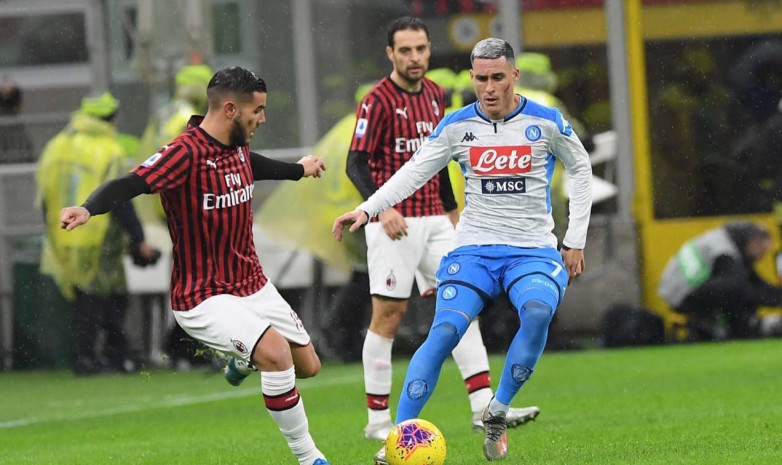 «Милан» и «Наполи» поделили очки в матче чемпионата Италии  