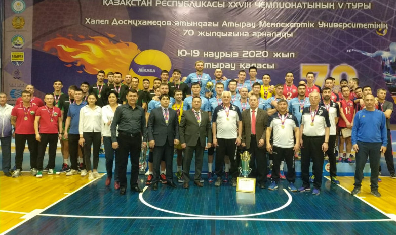 «Буревестник» выиграл регулярный чемпионат Казахстана по волейболу