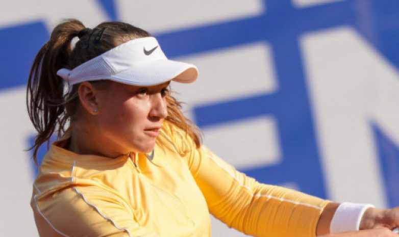 20-летняя казахстанка вышла во второй круг турнира WTA в Китае  