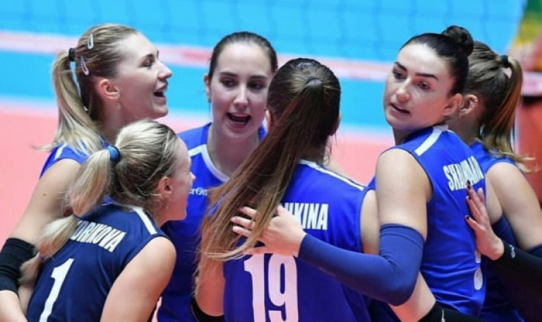 Женская сборная Казахстана по волейболу победила Индию на ЧА