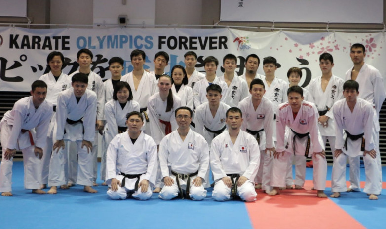 Казахстанские каратисты приступили к совместным сборам с командой Японии
