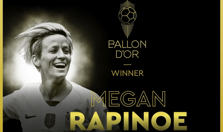 Меган Рапино стала обладательницей «Золотого мяча» среди женщин  