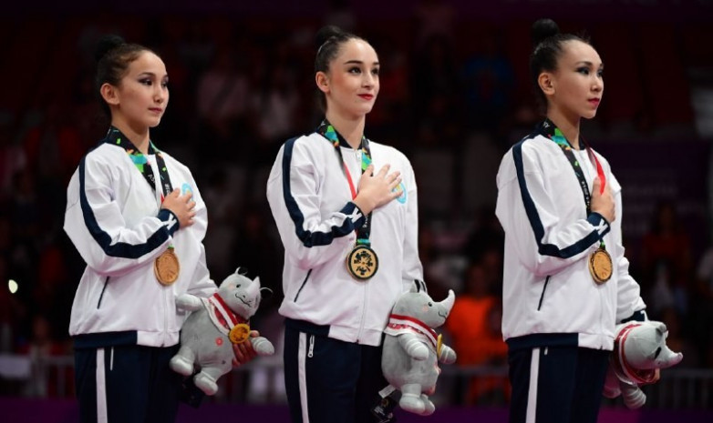 Казахстанские гимнастки – чемпионки Азиатских игр 2018 года