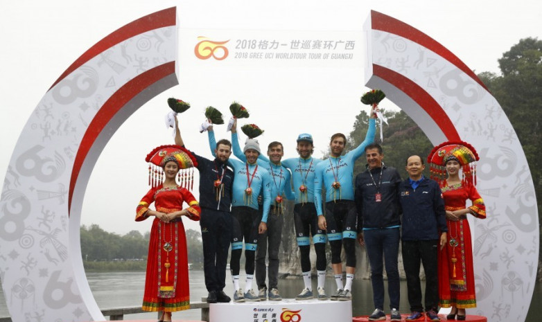 «Астана» велокомандасы «Гуанси турында» жеңіске жетті