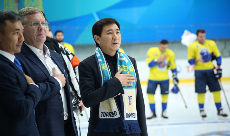 Аким Усть-Каменогорска открыл новый сезон Чемпионата Казахстана по хоккею