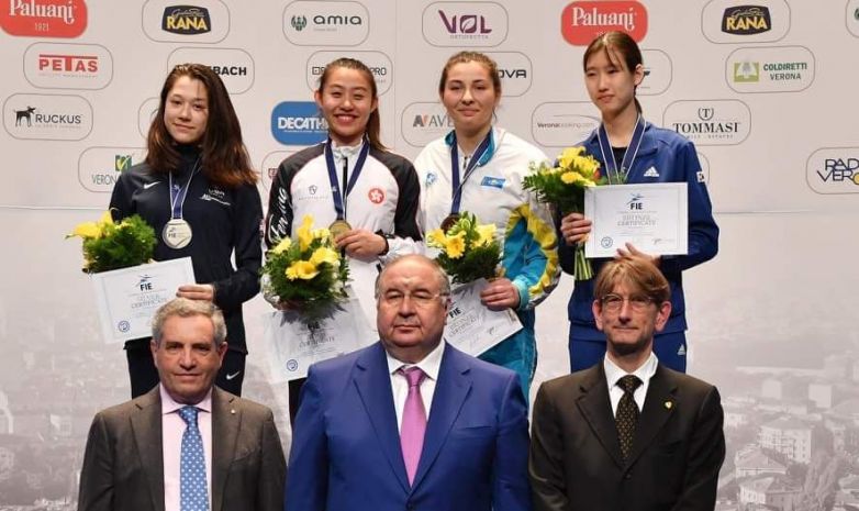 Казахстанская фехтовальщица впервые в истории выиграла бронзу на чемпионате мира