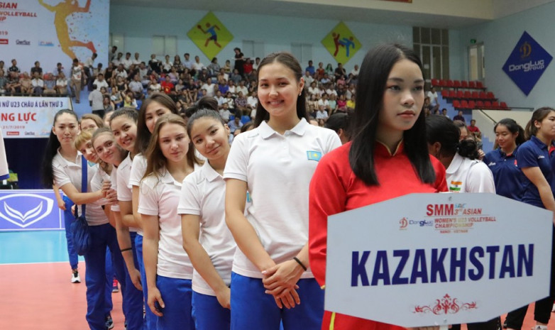 Казахстанские волейболистки выиграли все матчи на групповом турнире молодежного чемпионата Азии