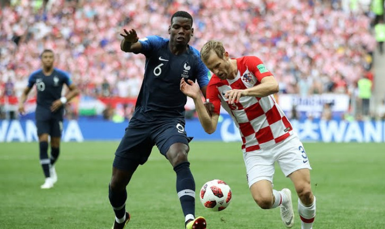 Франция обыгрывает Хорватию в первом тайме