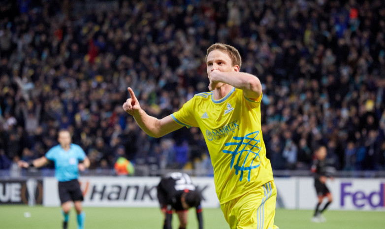 «Астана» вышла в третий раунд квалификации Лиги Европы, разгромив «Санта-Колому»