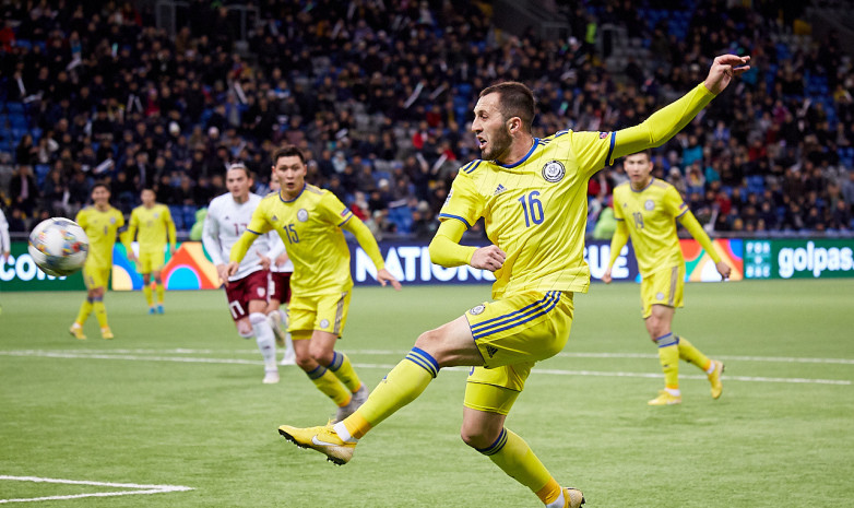 Видеообзор матча Лиги наций Казахстан – Латвия 1:1