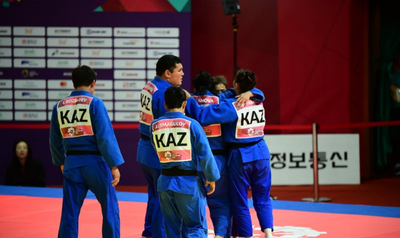 Казахстанские дзюдоисты стали 5-ми в командных соревнованиях на чемпионате Азии 