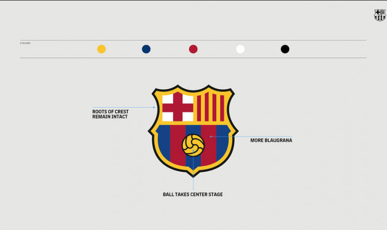 «Барселона» планирует внести изменения в клубную эмблему