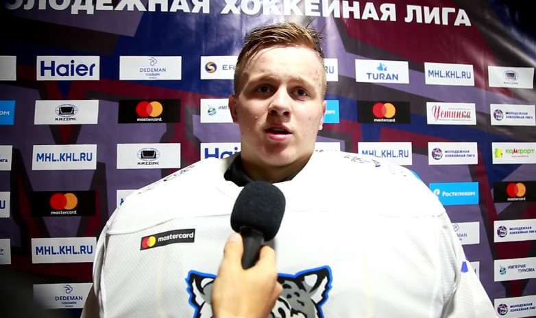 Денис Каратаев: Я бы хотел дебютировать в КХЛ в составе «Барыса»