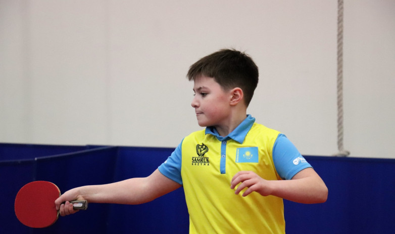 Юный казахстанец стал победителем международного турнира по настольному теннису