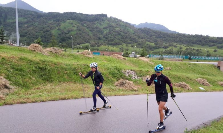 Юные лыжники приступили к летним тренировкам в Алматы