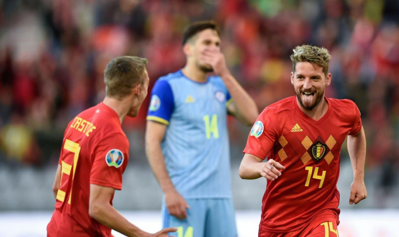 Бельгия – Казахстан: Мертенс и Кастань забивают в начале игры
