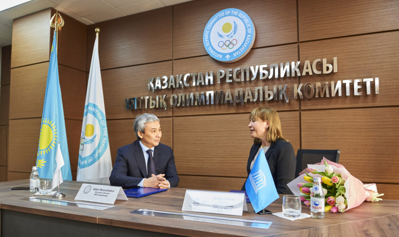 НОК Казахстана и ЮНЕСКО договорились о сотрудничестве